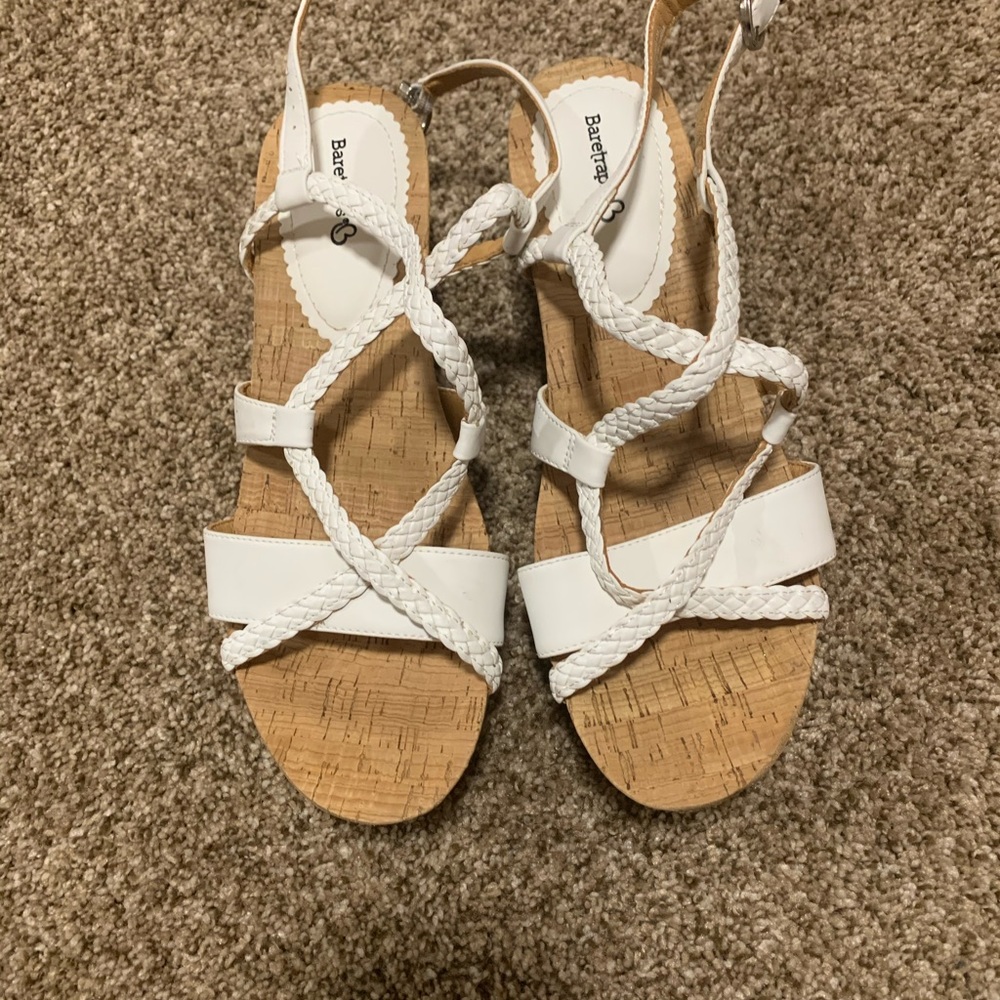Strappy wedges
